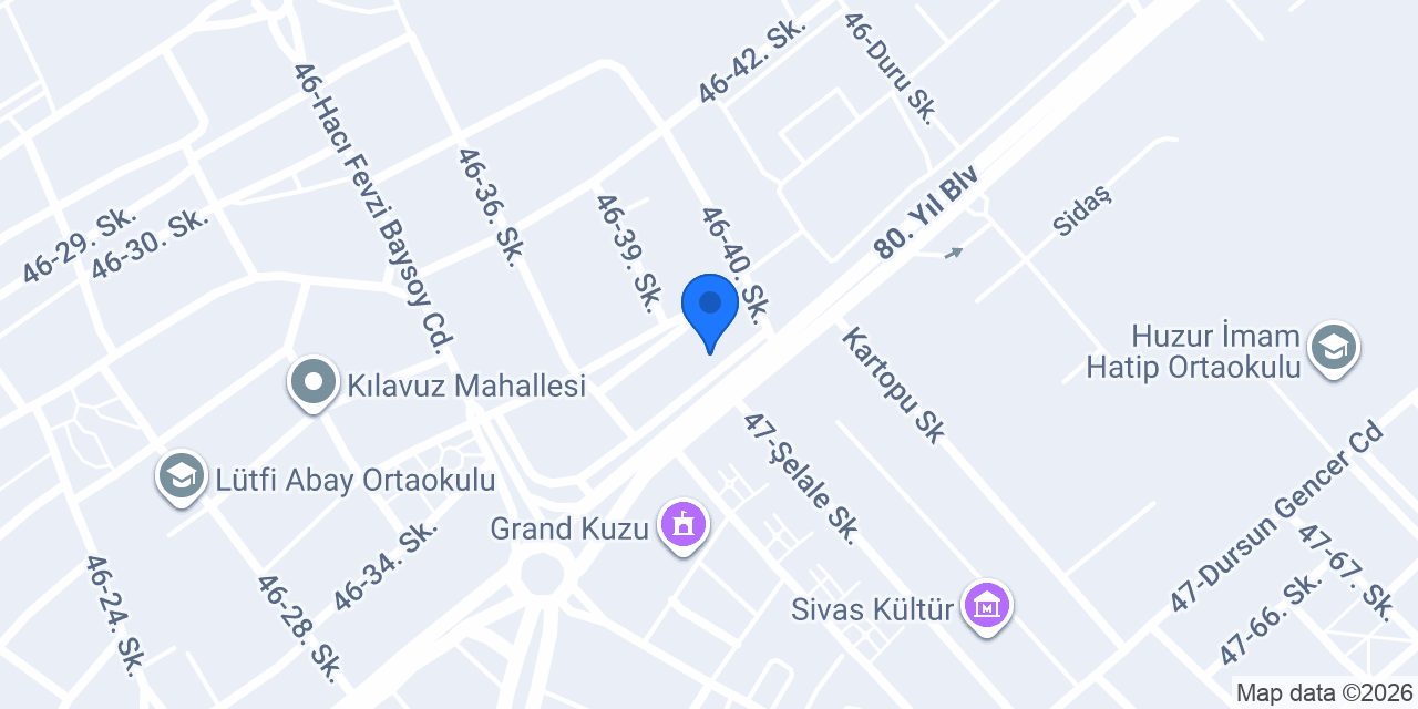 Tıpış Köfte konumu