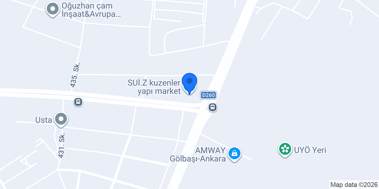 S.U.İ.Z kuzenler yapı market konumu