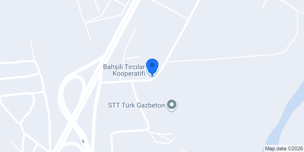 Bahşili Tırcılar Kooperatifi konumu