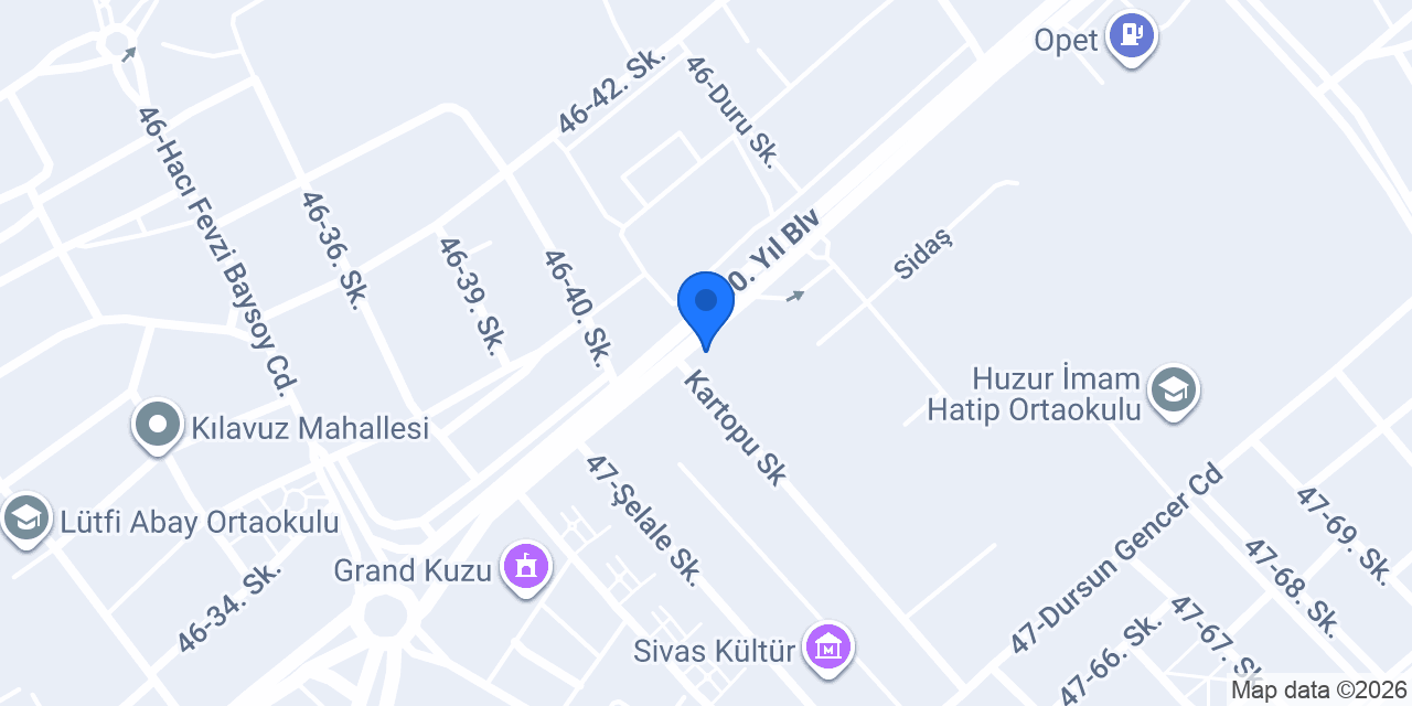 İstanbulpark Sivas konumu