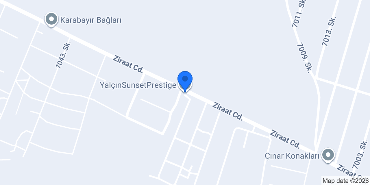 YalçınSunsetPrestige konumu