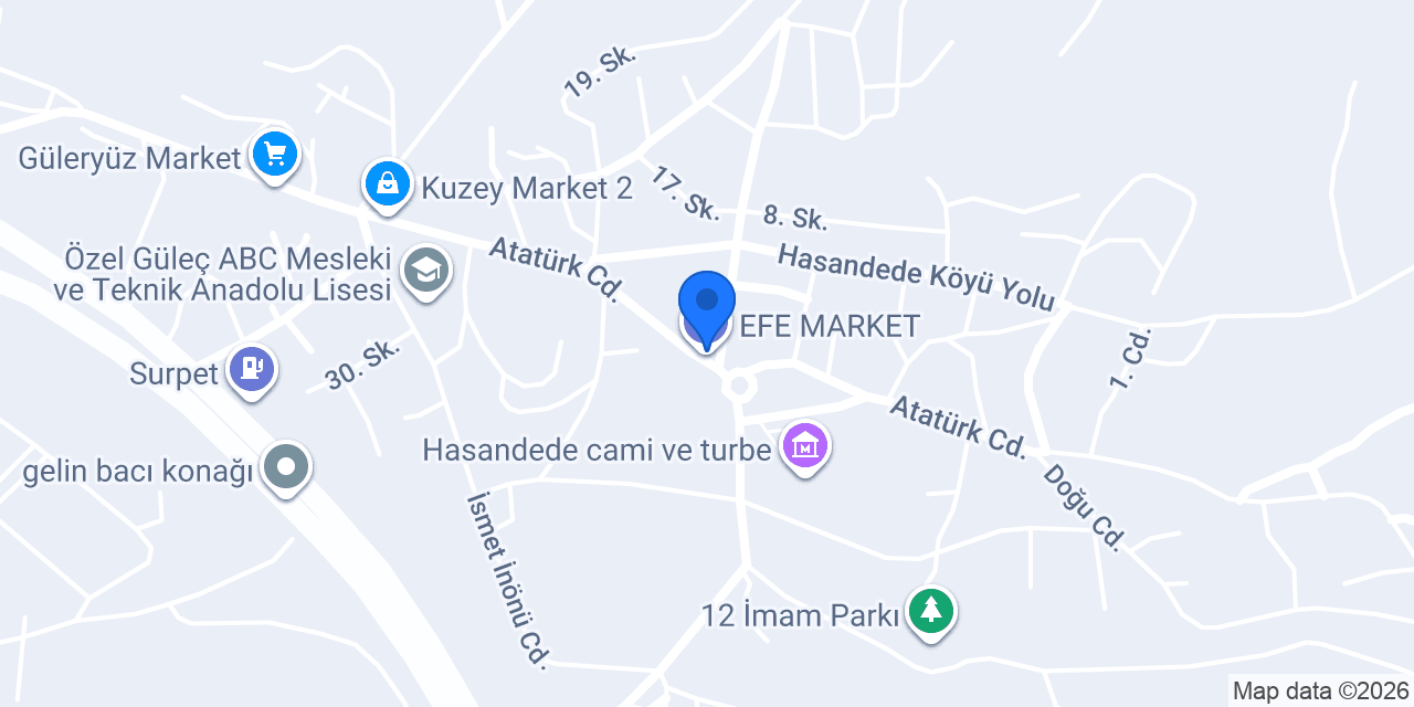 Ptt-hasandede Şubesi konumu