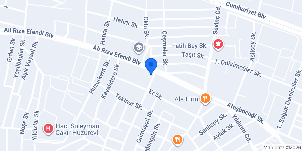 SARAY UNLU MAMÜLLER konumu