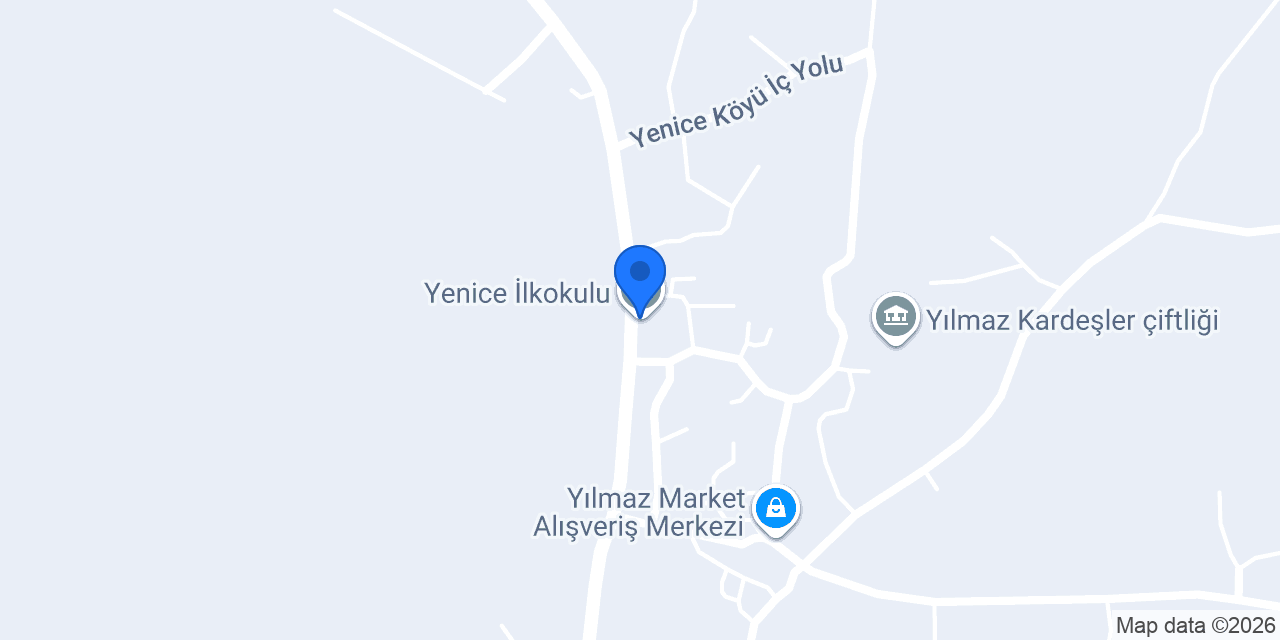 Yenice İlkokulu konumu
