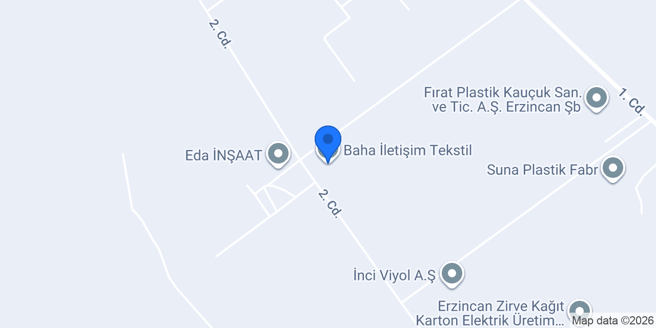 Baha İletişim Tekstil konumu