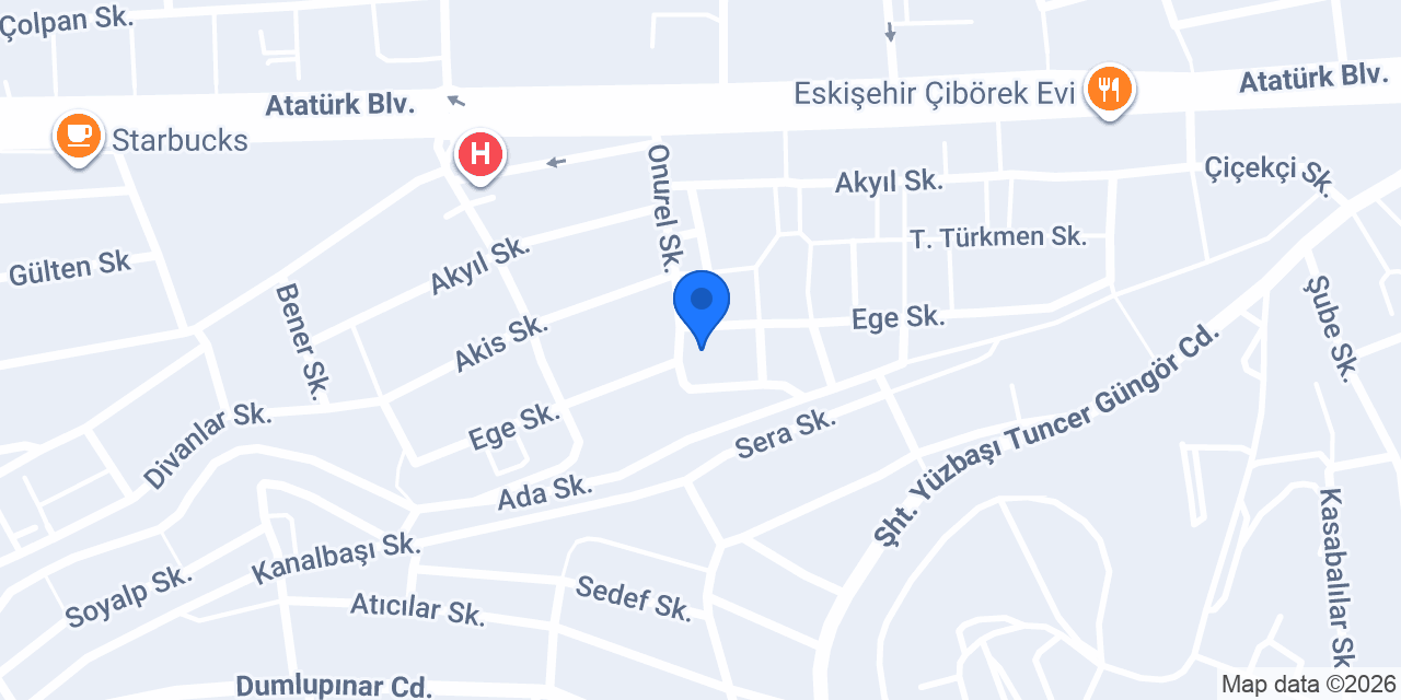 Eskişehir Mimarlık konumu