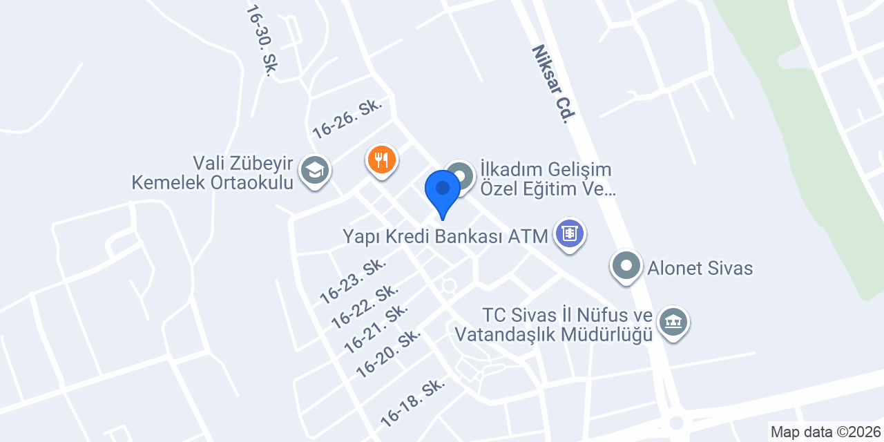 Sivas Fix taksim konumu