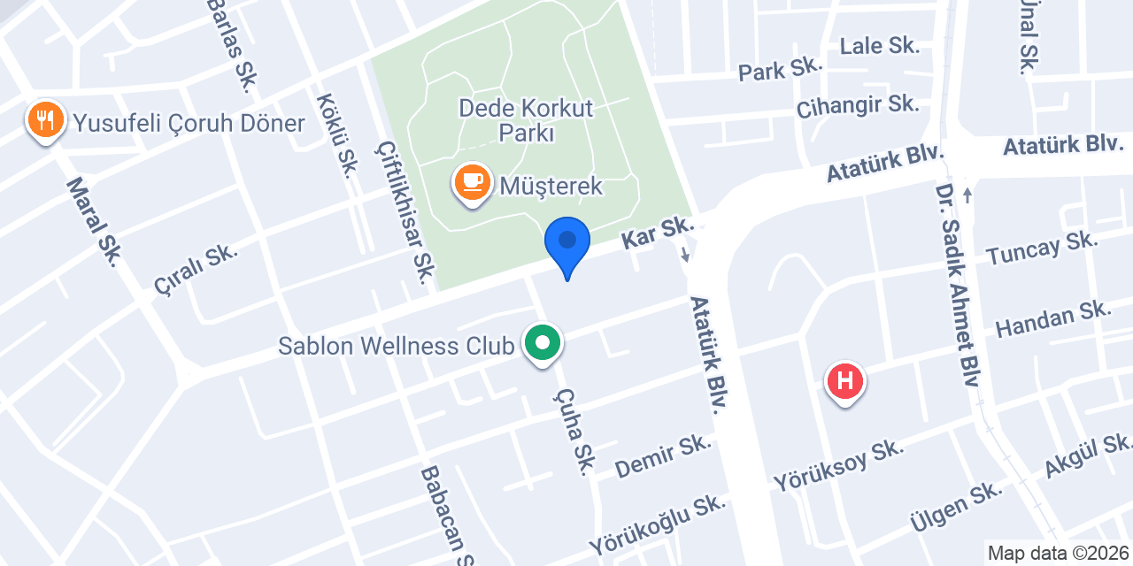 Meteor Mimarlık konumu