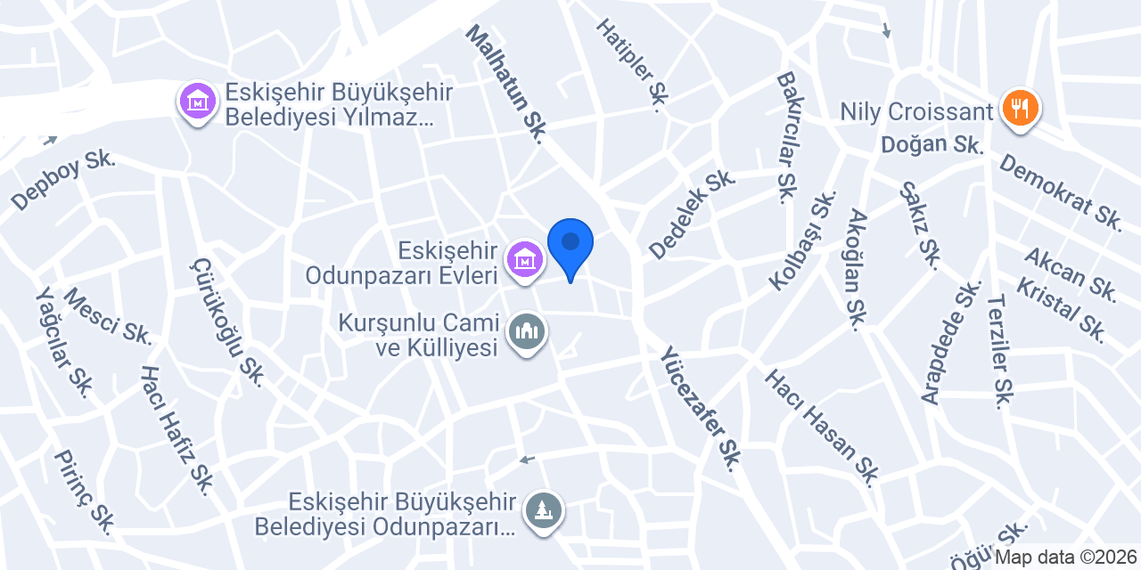 Şahdar Çini Atölyesi konumu