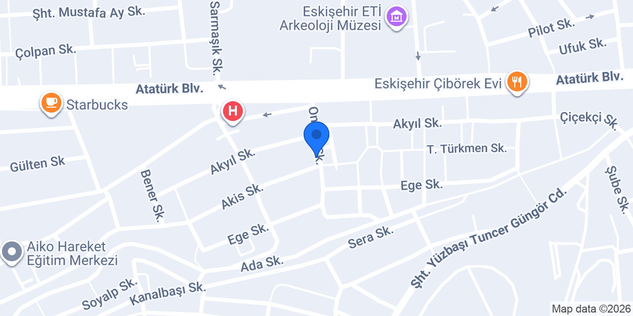 Eskişehir Ajans konumu