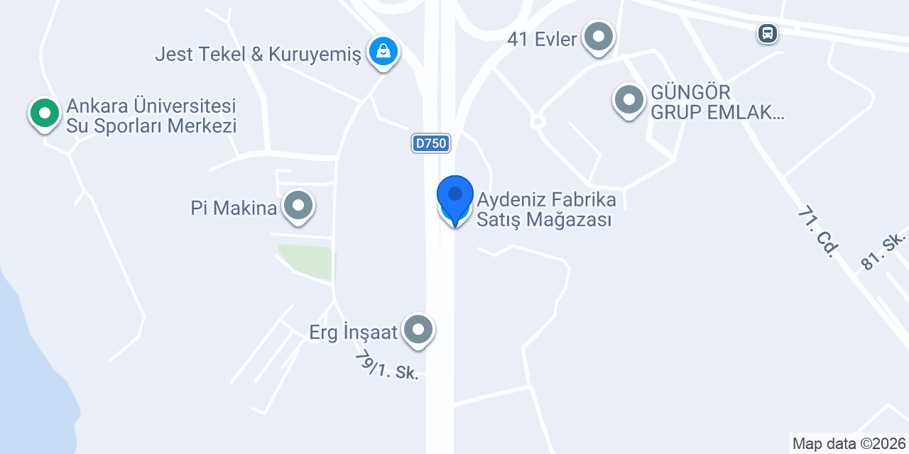 Aydeniz Fabrika Satış Mağazası konumu