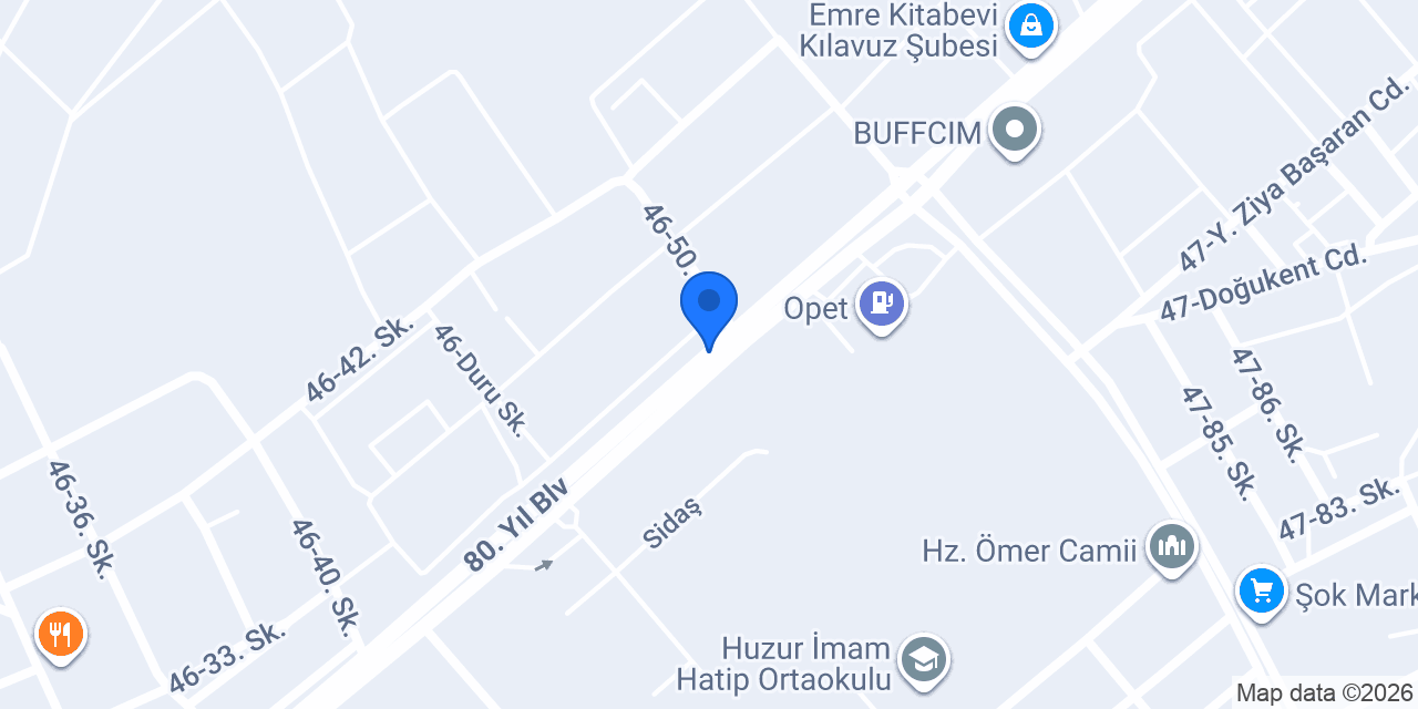 Acar Güvenlik Filesi konumu
