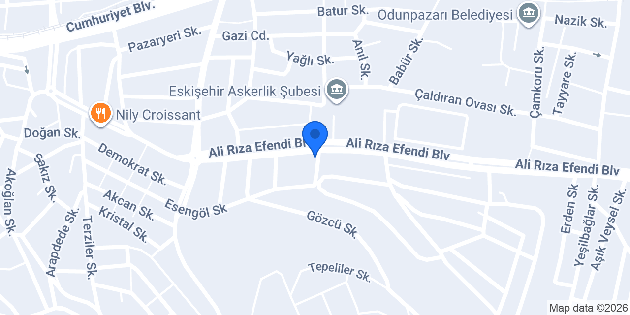 D&B Hukuk Bürosu konumu