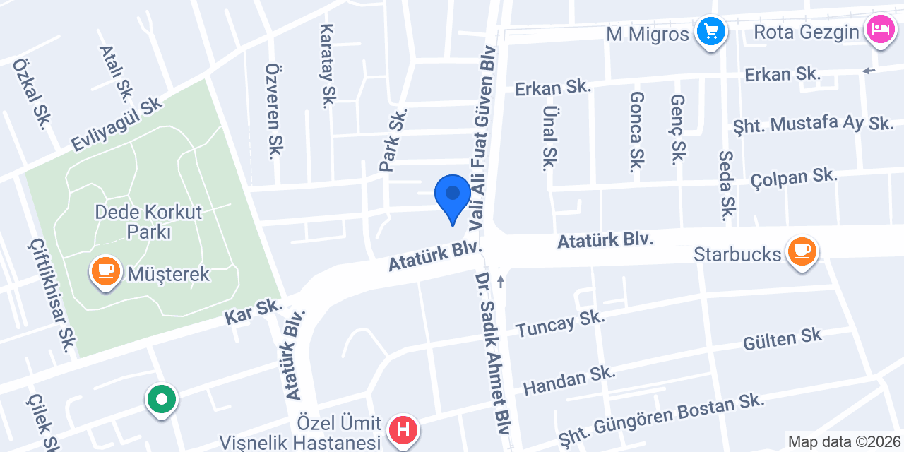 Semih Pullukcu Saç Atölyesi konumu