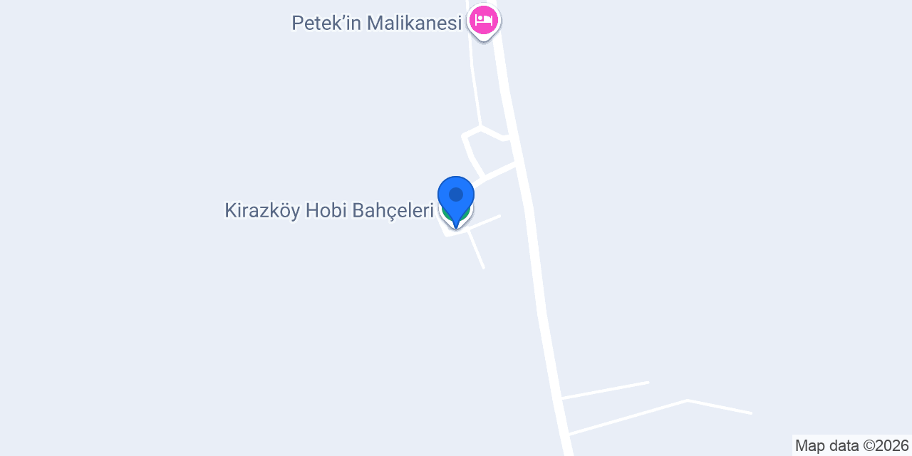 Kirazköy Hobi Bahçeleri konumu