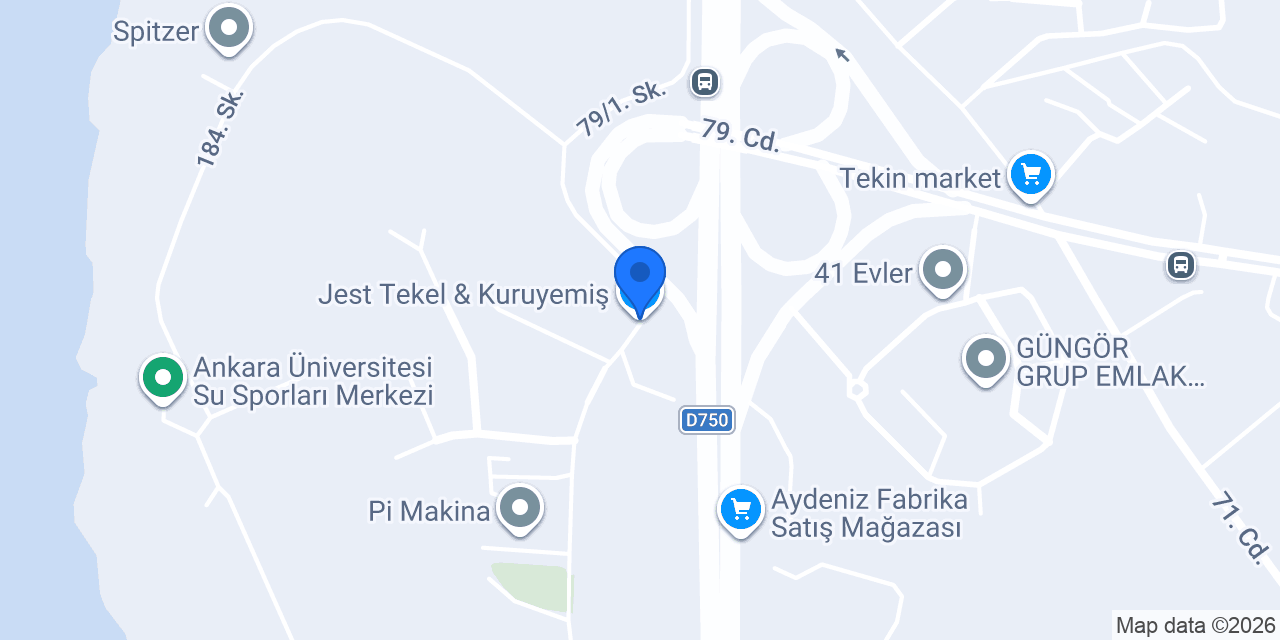 Jest Tekel & Kuruyemiş konumu