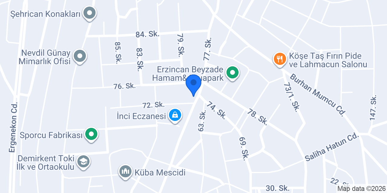 HAMZABEY TATLI DONDURMA konumu