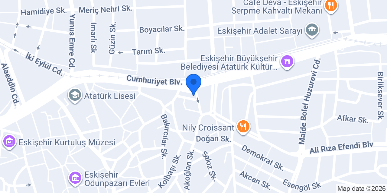 Av. Aybüke AKBAŞ konumu