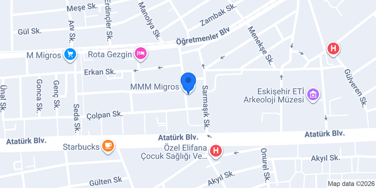 MMM Migros konumu