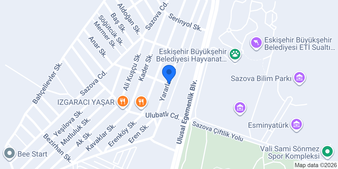 Deza Yapı Otomotiv - Eskişehir konumu