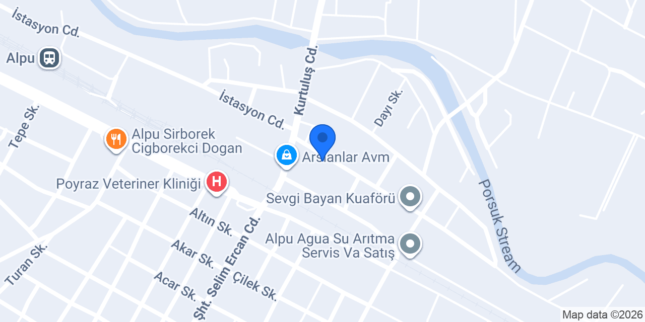 Alan Veteriner Kliniği konumu