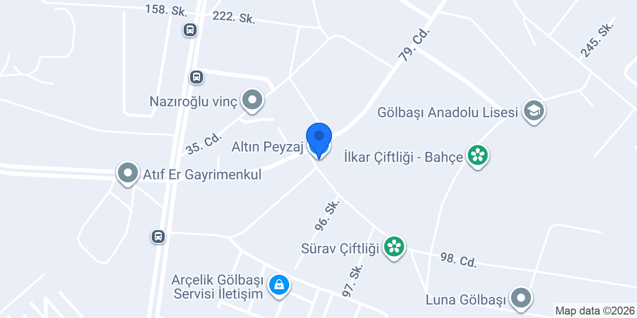 Altın Peyzaj konumu