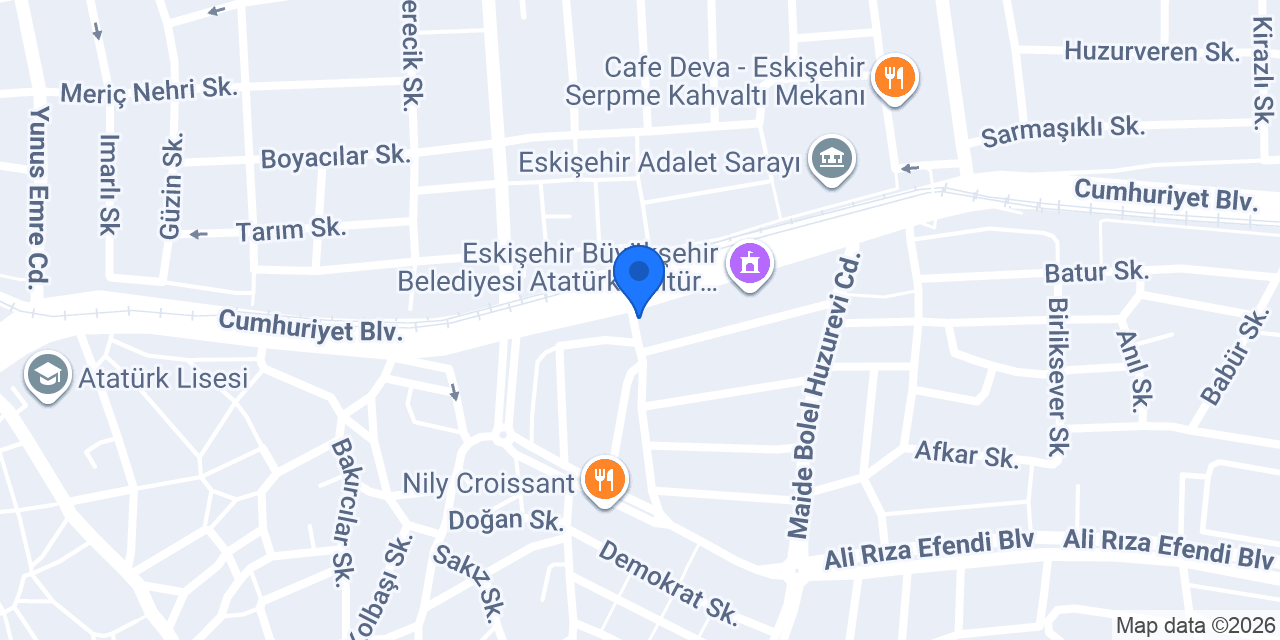 ÇETİNTAŞ HUKUK BÜROSU konumu