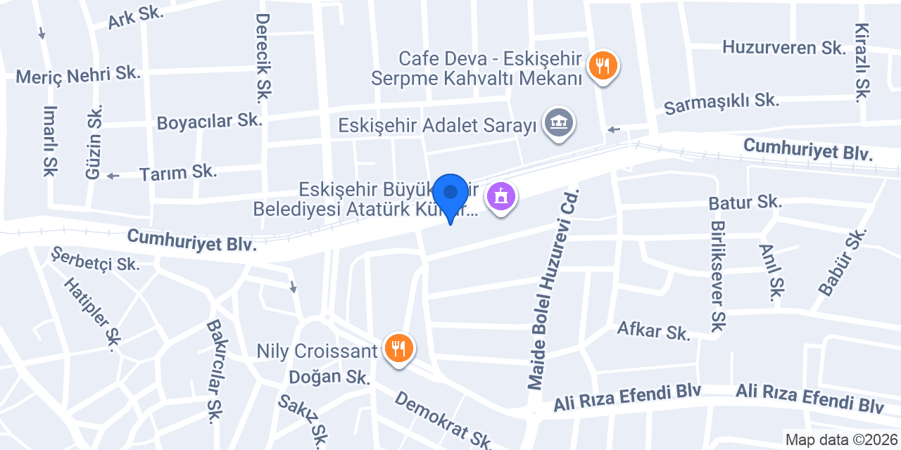PINARBAŞI HUKUK BÜROSU konumu