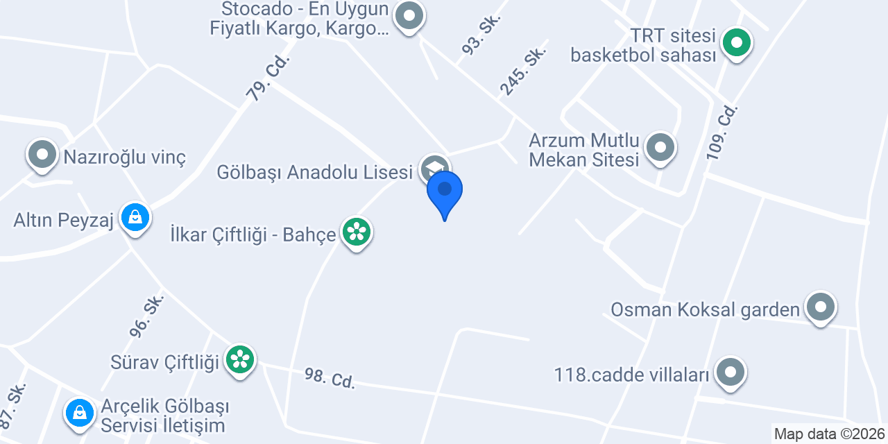 Gölbaşı Anadolu Lisesi konumu