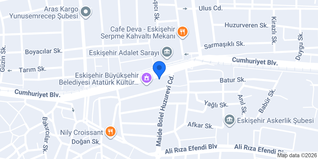 ANGORA VETERİNER KLİNİĞi konumu