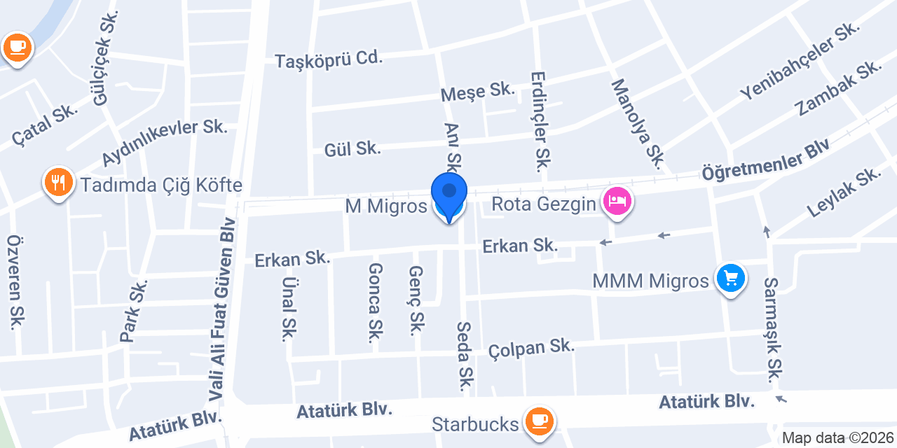 M Migros konumu