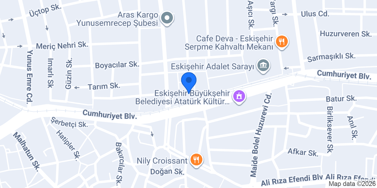ADEM YILMAZ konumu