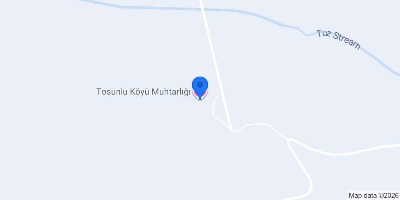 Tosunlu Köyü Muhtarlığı konumu