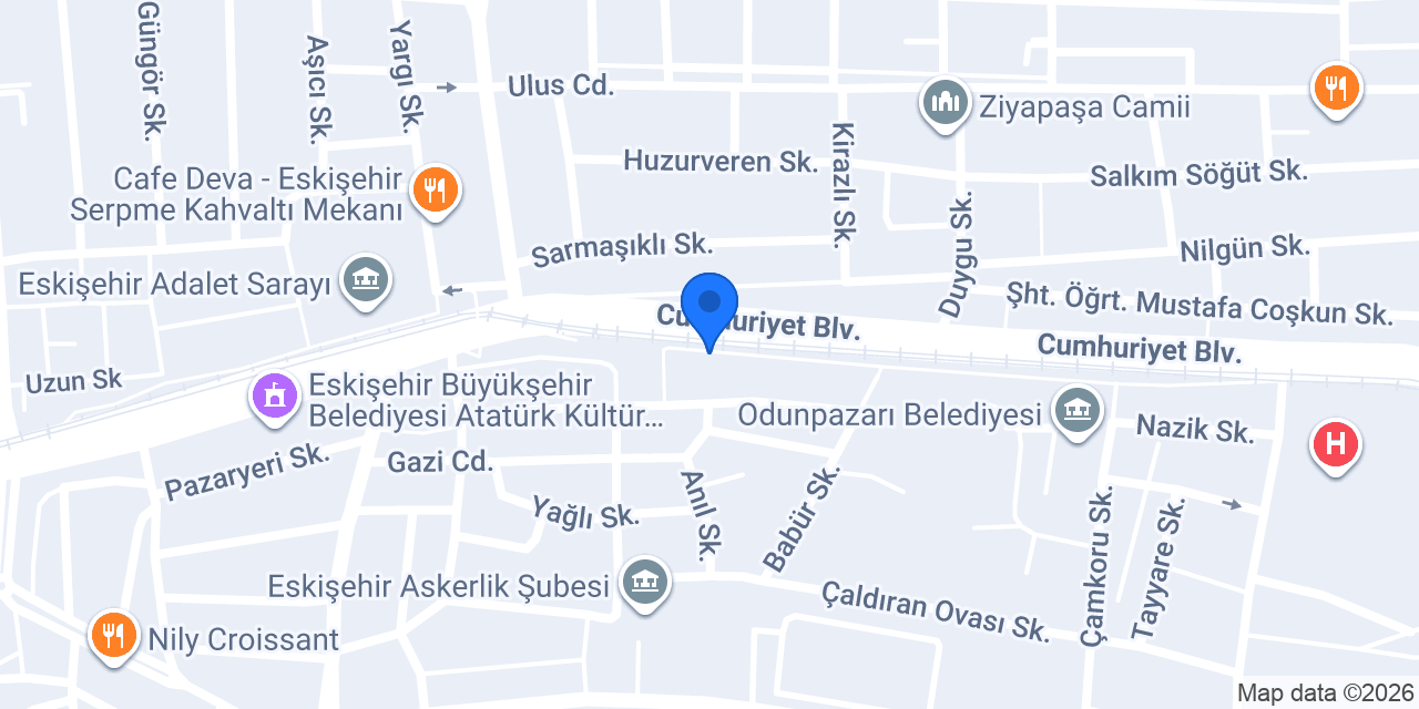 BKR Mimarlık konumu