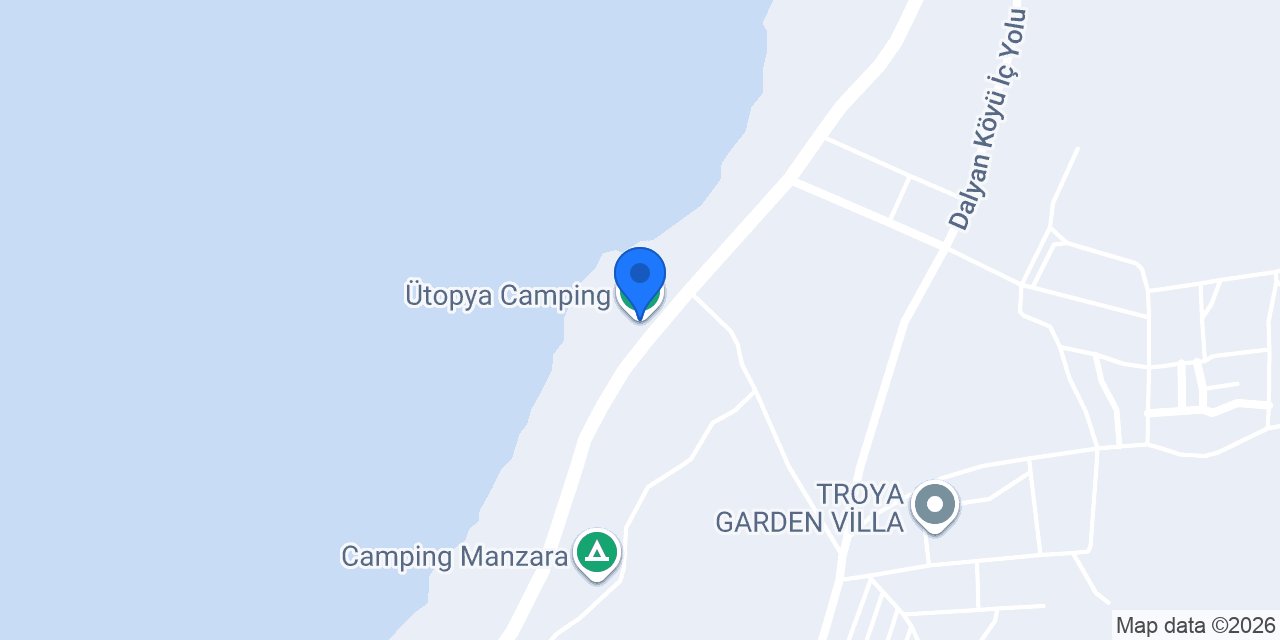 Ütopya Camping konumu