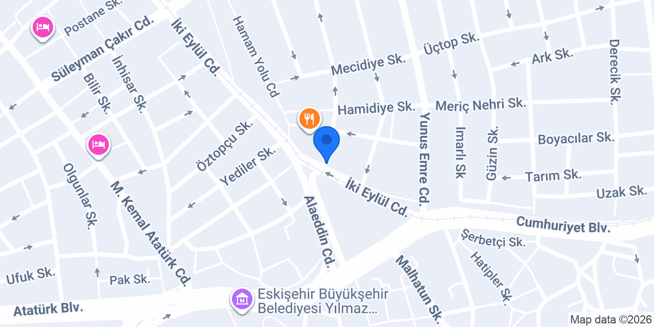 Yamanoğlu Baklavaları konumu