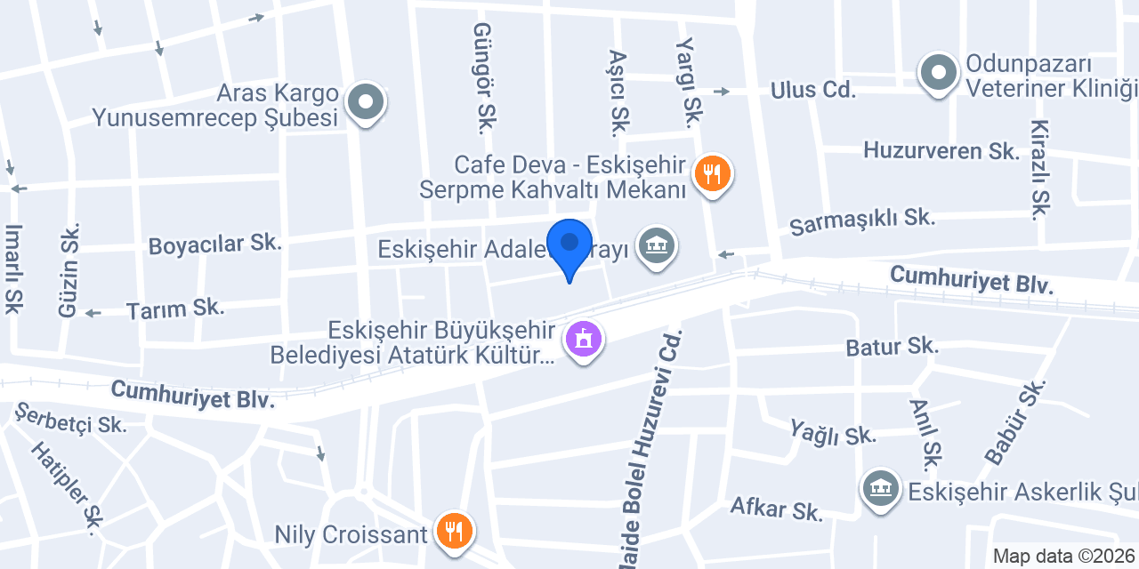 Avukat Cihad Sevinç konumu