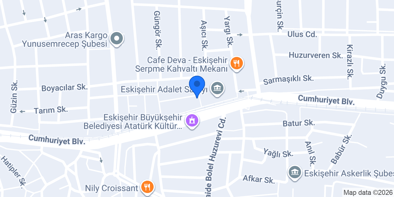 Avukat Saffet AR konumu