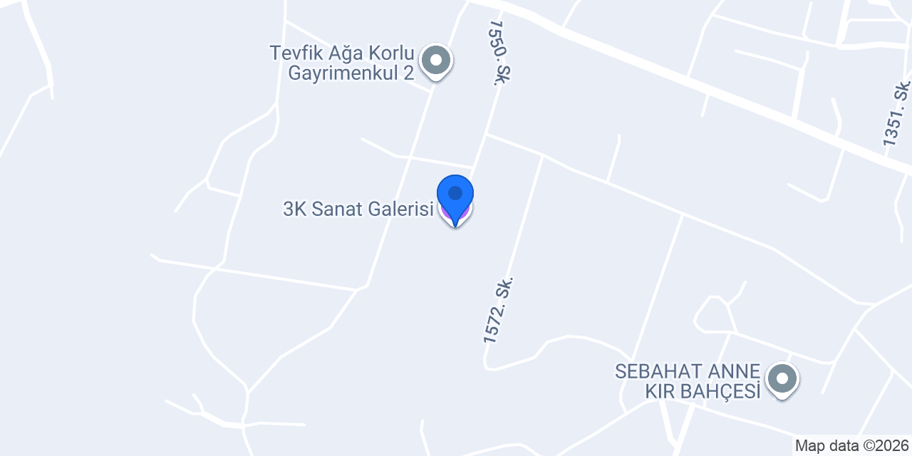 3K Sanat Galerisi konumu
