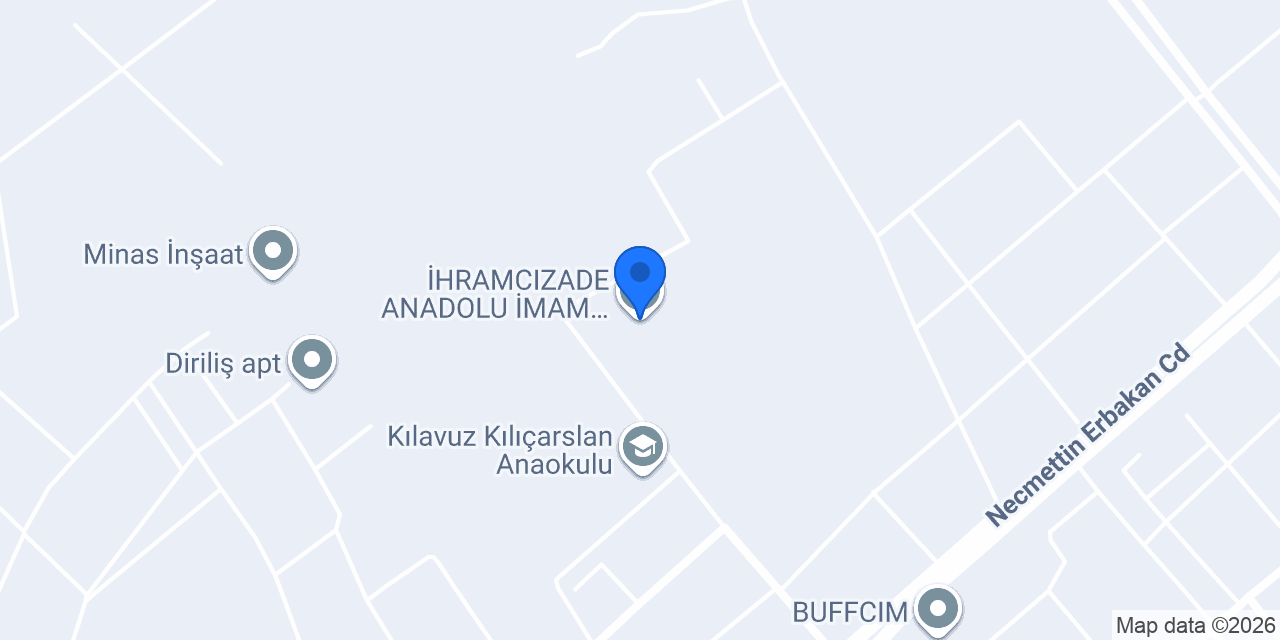 İHRAMCIZADE ANADOLU İMAM HATİP LİSESİ konumu
