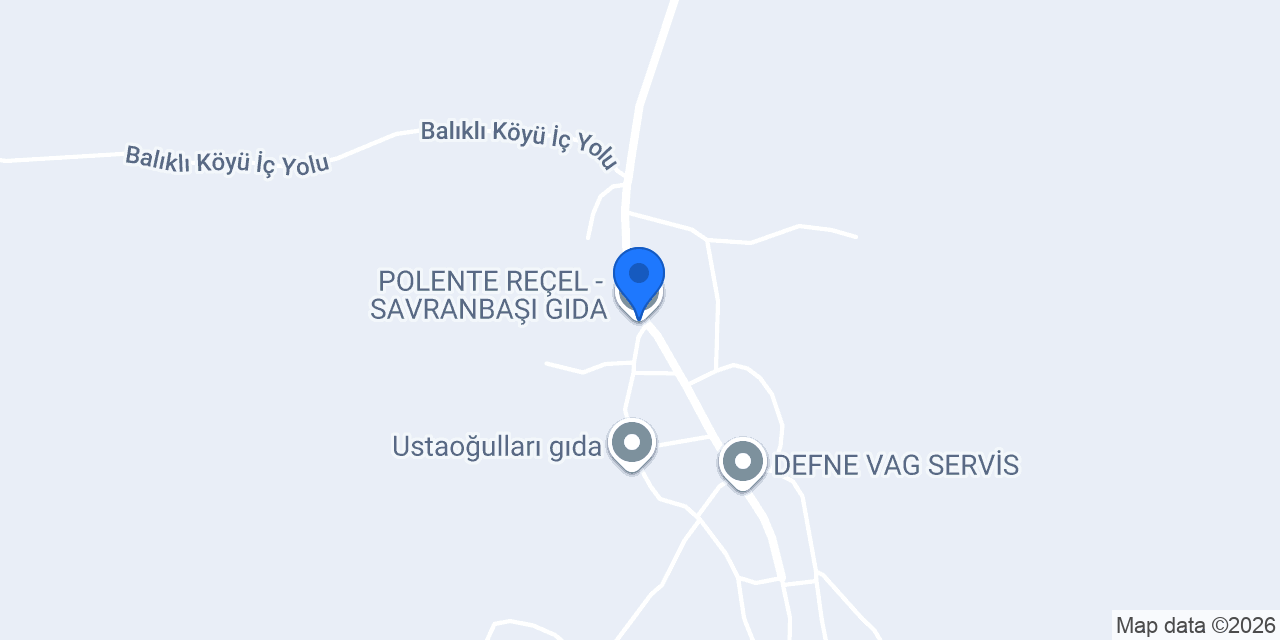 POLENTE REÇEL - SAVRANBAŞI GIDA. konumu