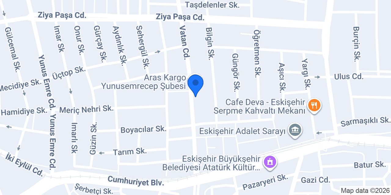 Doğuş pastanesi konumu