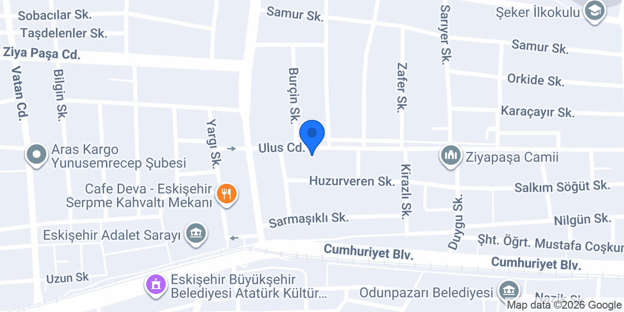 Eskişehir yapı inşaat konumu