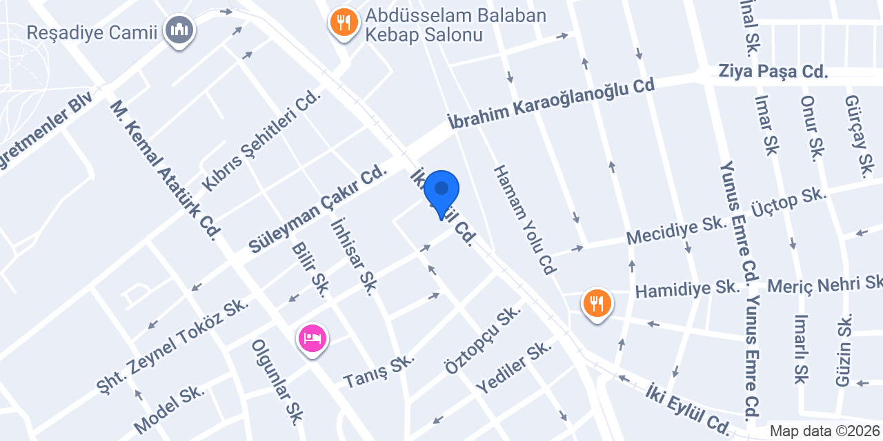 Yediler tekel bayii konumu