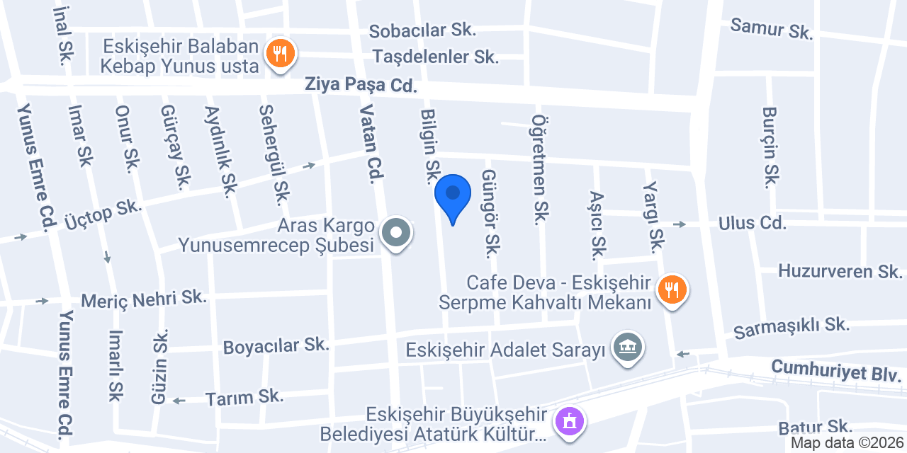 Işık Tesisat Su Kaçak Tespit konumu