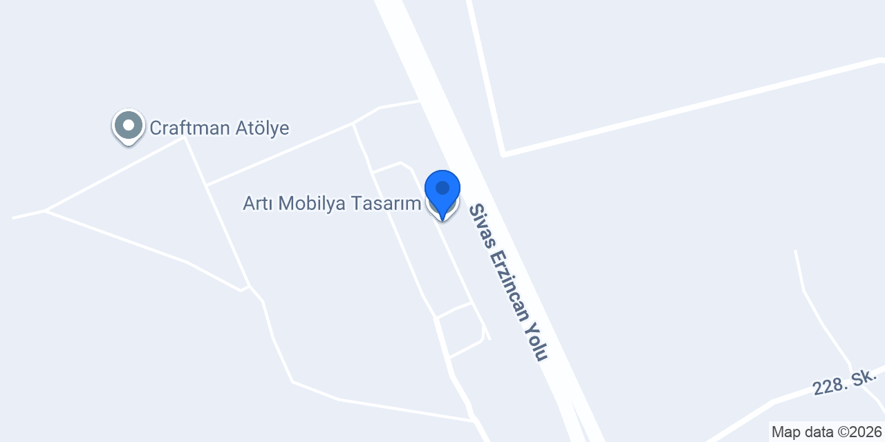 Artı Mobilya Tasarım konumu