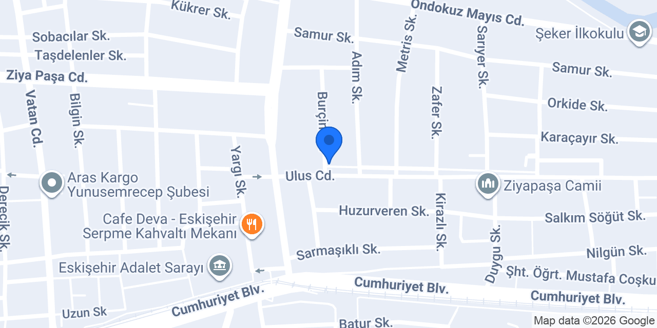 Özlem Veteriner Kliniği konumu