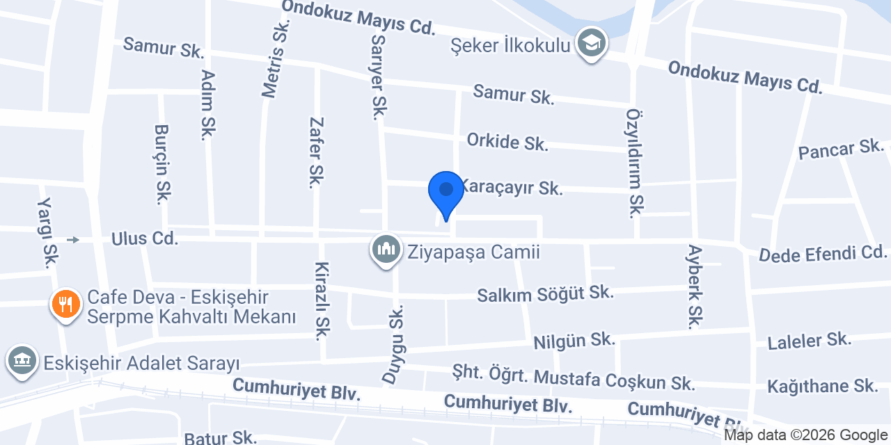 Anadolu Merkez SRC Kursu konumu