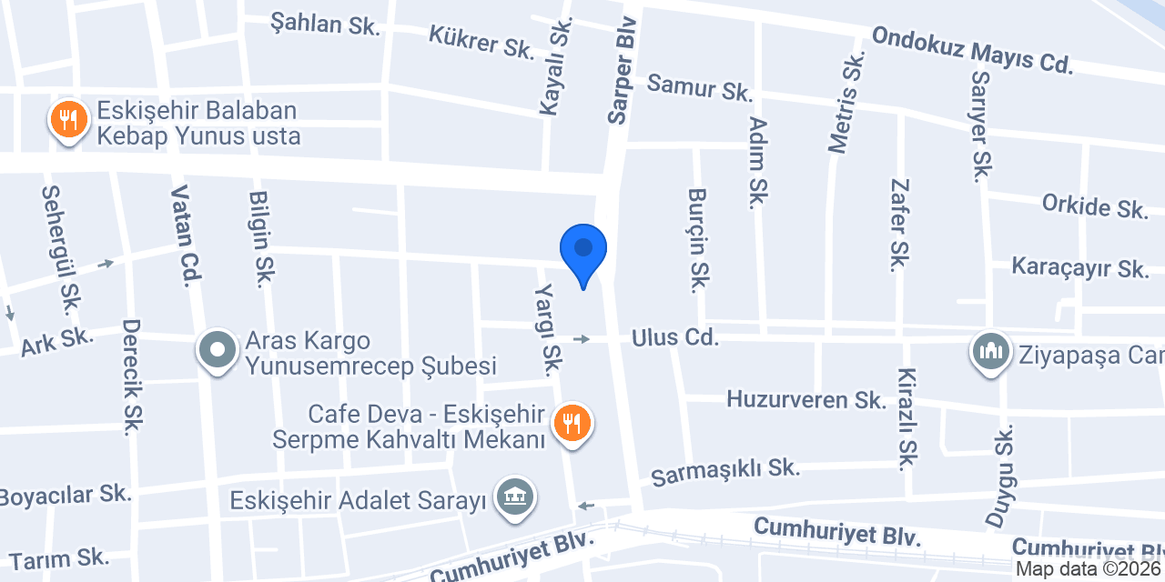 Kurtuluş Kar Paleti konumu