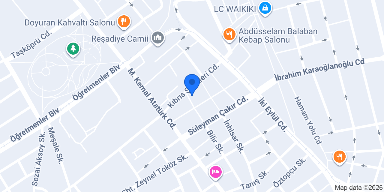 Anadolu Optik konumu